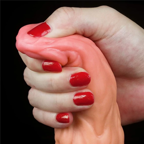9.5" Dual-Layered Sillicone Cock