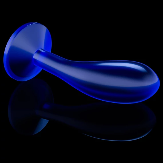 Flawless Clear Prostate Plug 6.0'' Blue