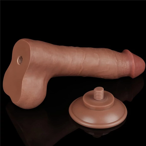 8'' Sliding Skin Dual Layer Dong Brown I