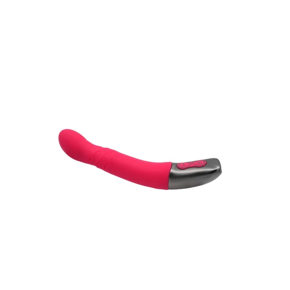 TITANZ 8" SILICONE RECHARGEABLE VIBRATOR IN PINK