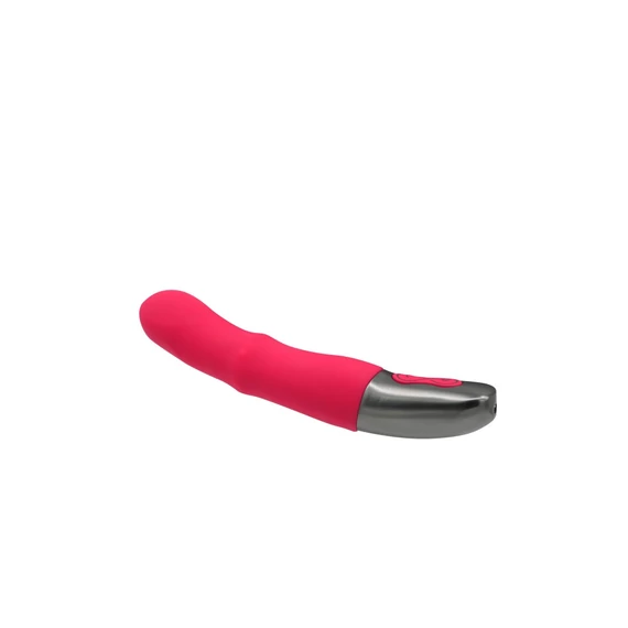 TITANZ 7" SILICONE RECHARGEABLE VIBRATOR IN PINK