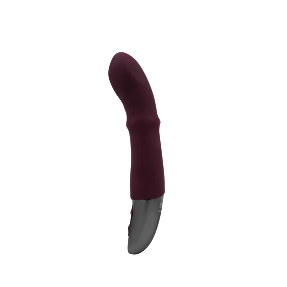 TITANZ 7" SILICONE RECHARGEABLE VIBRATOR IN RUBINE RED