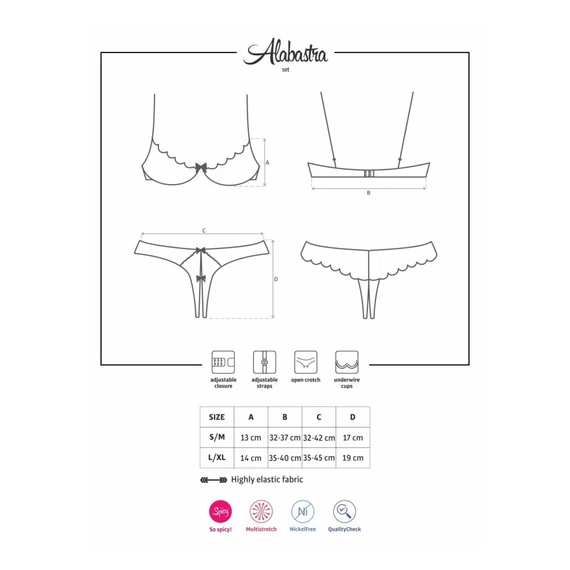Alabastra set  S/M