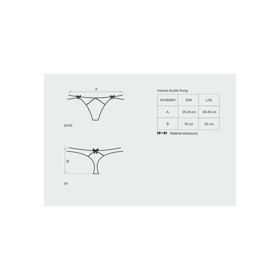Intensa double thong L/XL