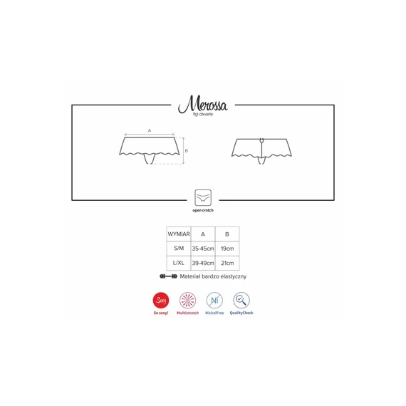 Merossa crotchless panties  S/M