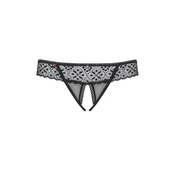 Shibu crotchless thong black L/XL