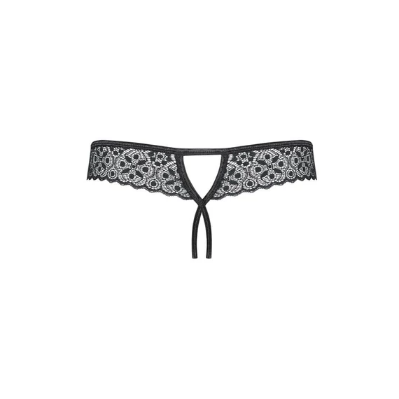 Shibu crotchless thong black L/XL