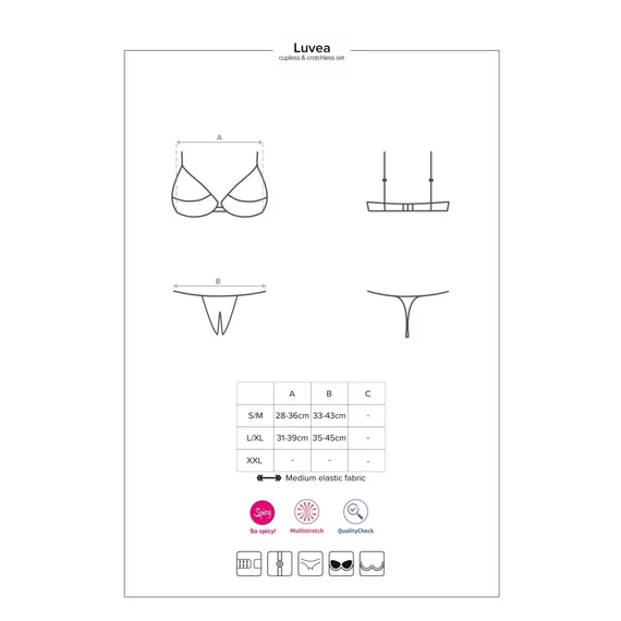 Luvae cupless set L/XL