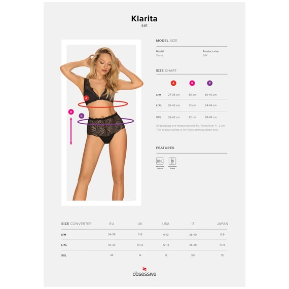 Klarita 2-pcs set  L/XL