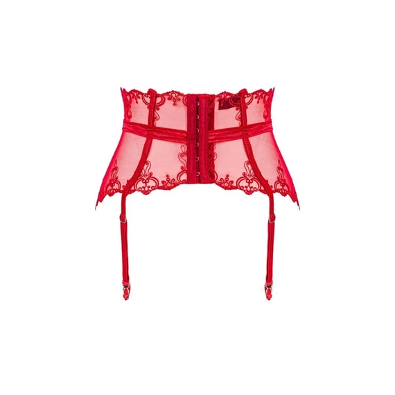 Lonesia garter belt red  S/M