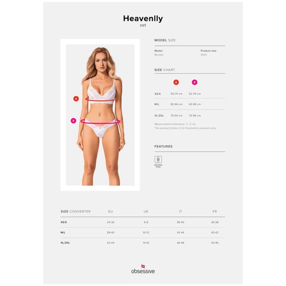 Heavenlly 2-pcs set  M/L