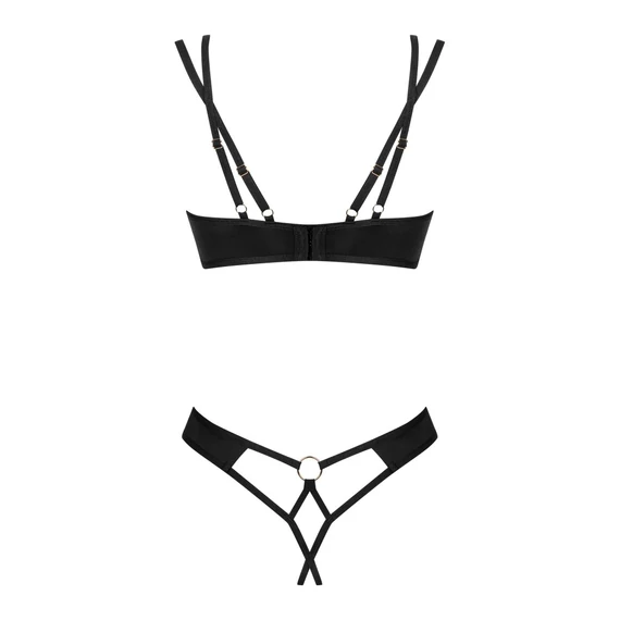 Nesari 2-pcs crotchless set XL/2XL