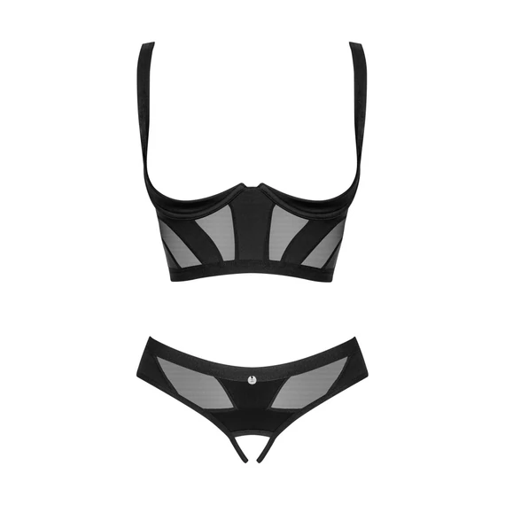 Chic Amoria 2-pcs crotchless set  M/L