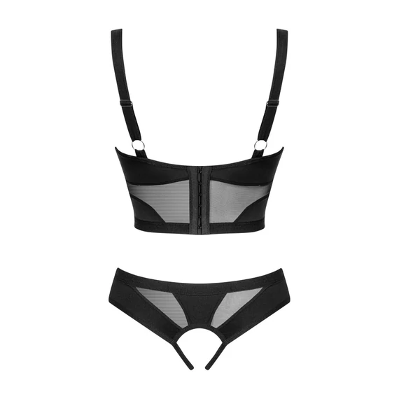 Chic Amoria 2-pcs crotchless set  M/L