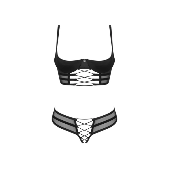Roxelia 2-pcs crotchless set   XS/S
