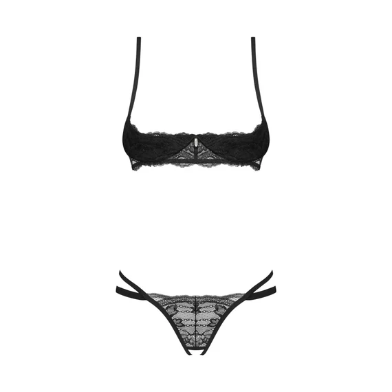 Nutris 2-pcs crotchless set  M/L