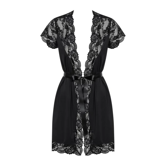 810-PEI-1 peignoir black  L/XL