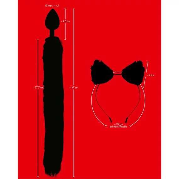Bad Kitty Pet Play Plug & Ears