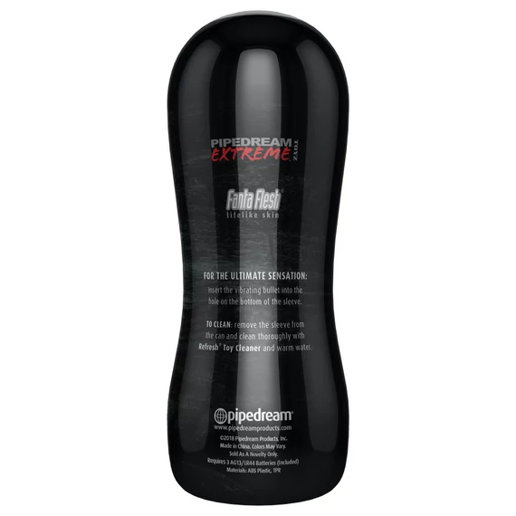 Vibrating Pussy Stroker  Light/Black
