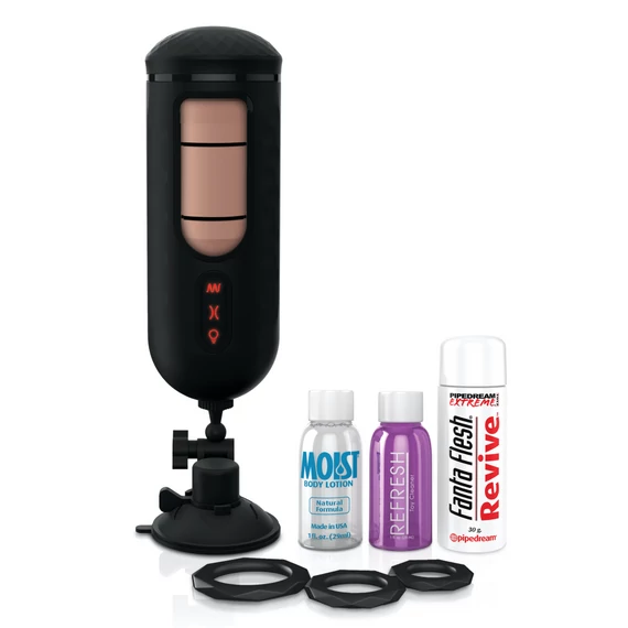 Vibrating Mega Milker  Light/Black