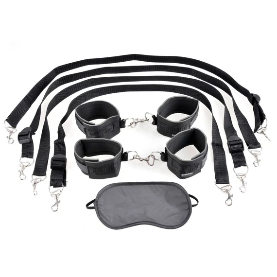 Cuff & Tether Set Black