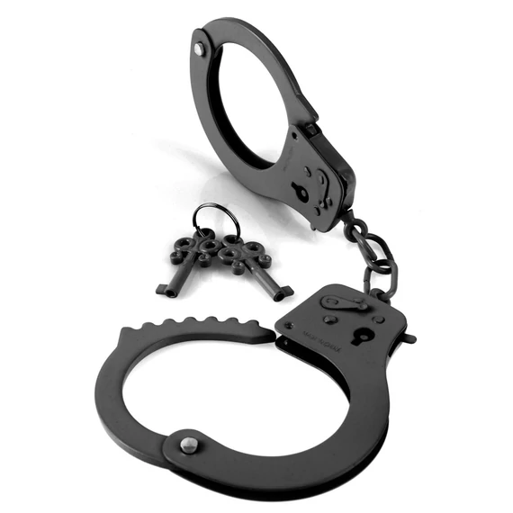 Designer Metal Handcuffs  Black