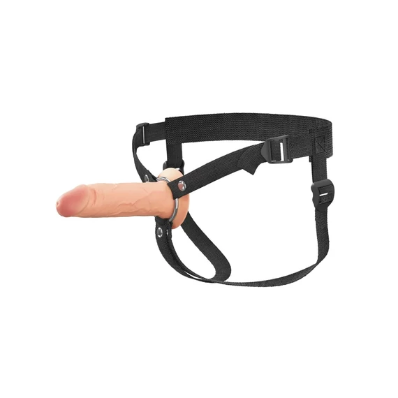 6" Silicone Hollow Strap-on - Dual Density