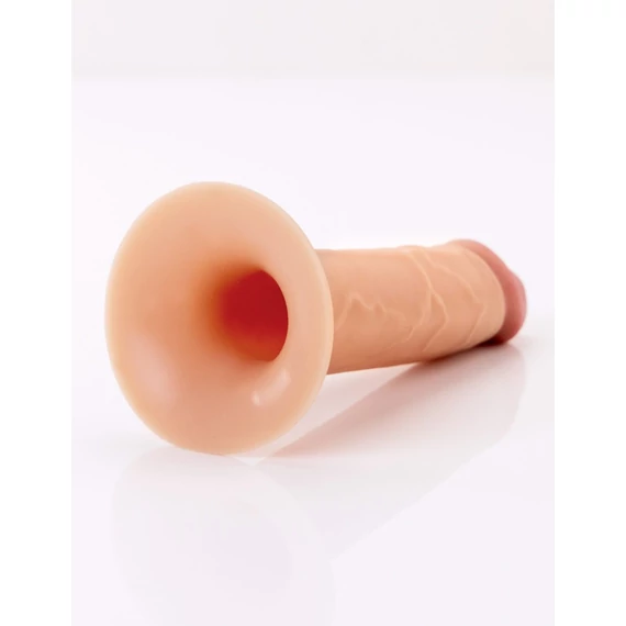 8" Silicone Hollow Strap-on - Dual Density