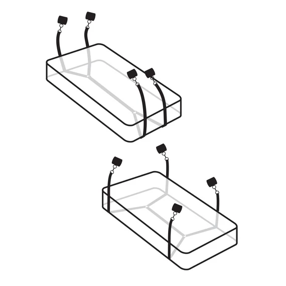 Wraparound Mattress Restraints  Black
