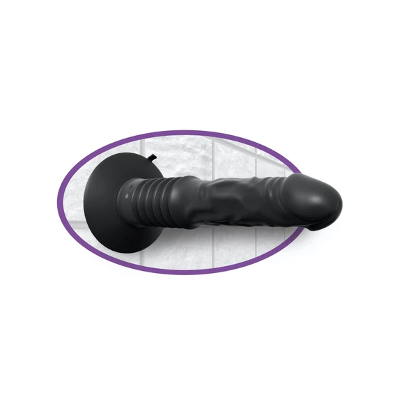 Vibrating Ass Fucker  Black