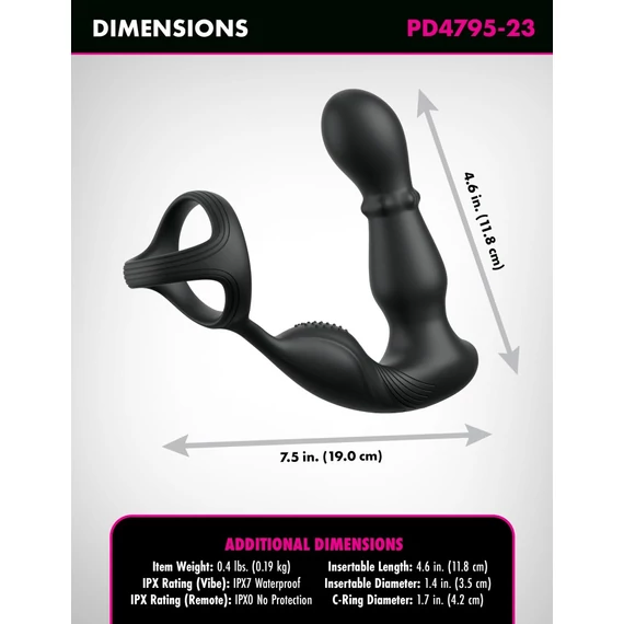 Anal Fantasy Elite Ass-gasm Slide & Glide - Black