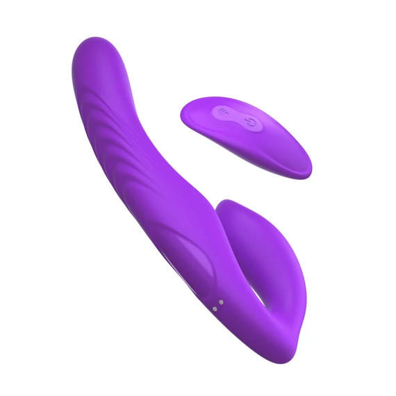 Her Ultimate Strapless Strap-On  Purple
