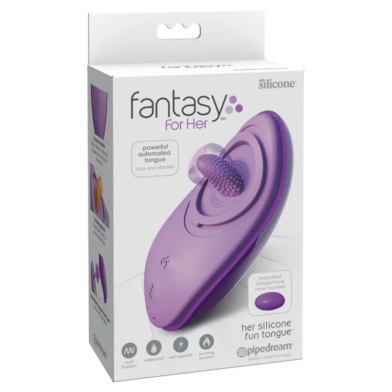 Her Silicone Fun Tongue  Purple