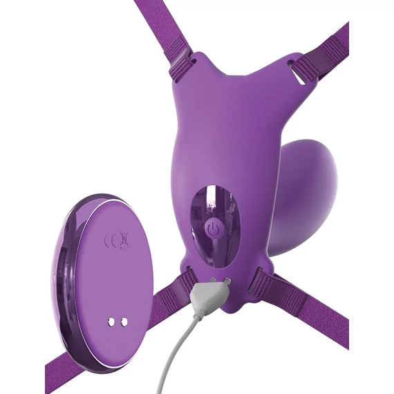 Ultimate G-Spot Butterfly Strap-On Purple