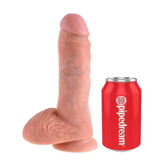 8" Cock with Balls  Light