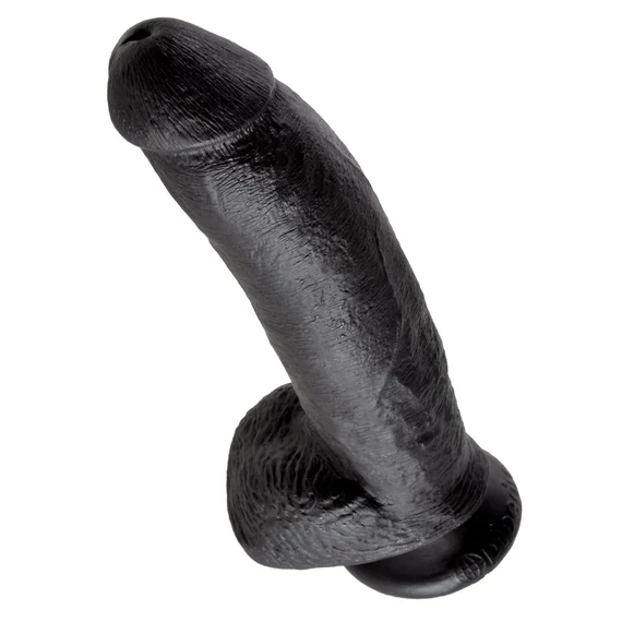 9" Cock with Balls  Black