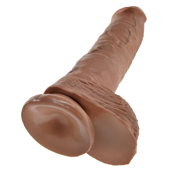 10" Cock with Balls  Tan