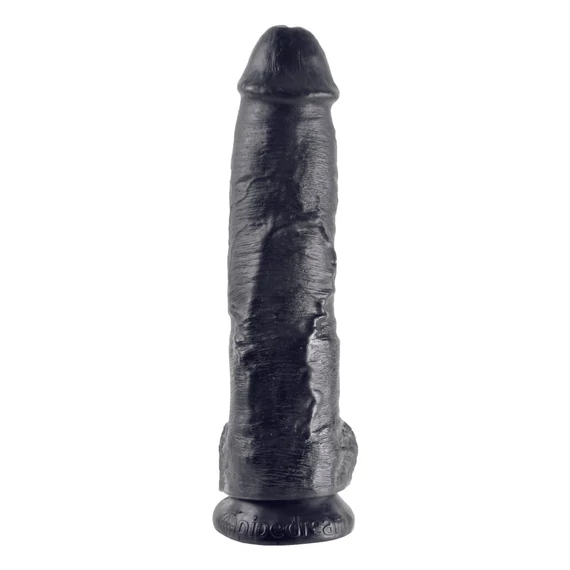 10" Cock with Balls  Black