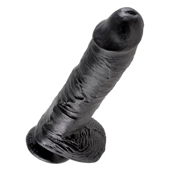 10" Cock with Balls  Black
