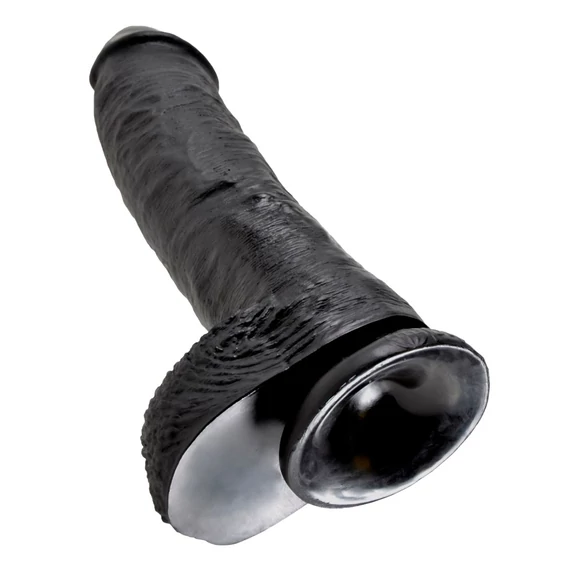 10" Cock with Balls  Black