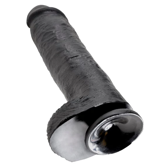11" Cock with Balls Black