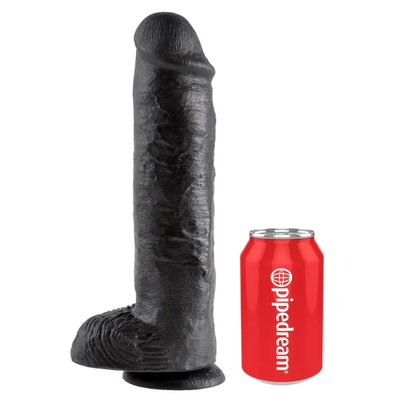 11" Cock with Balls Black