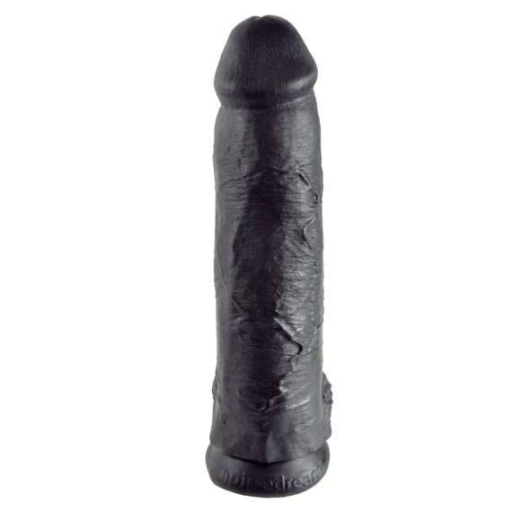 12" Cock with Balls Black