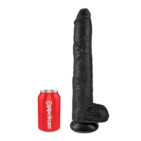 14" Cock with Balls  Black