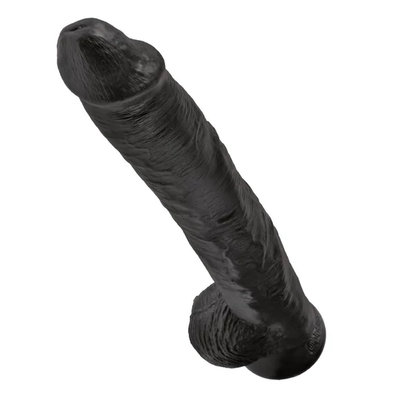 14" Cock with Balls  Black