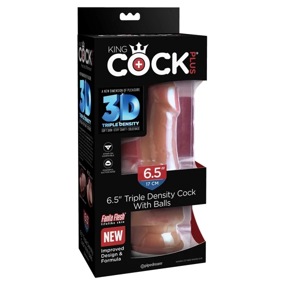 7.5" Triple Density Cock with Balls Light