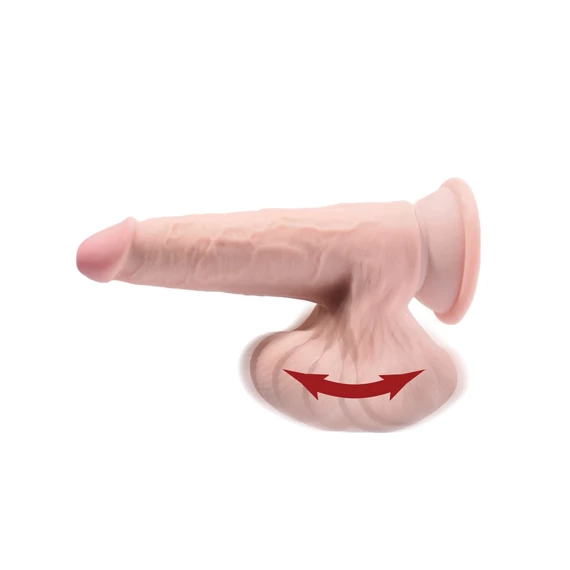 7" Triple Density Cock With Swinging Balls Light