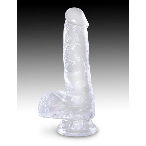 6" with balls Clear