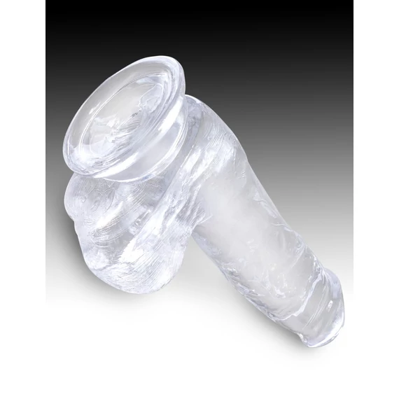 6" with balls Clear