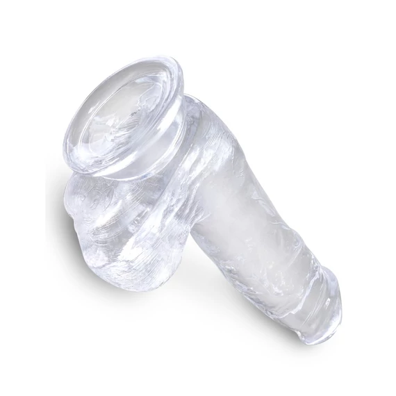 6" with balls Clear